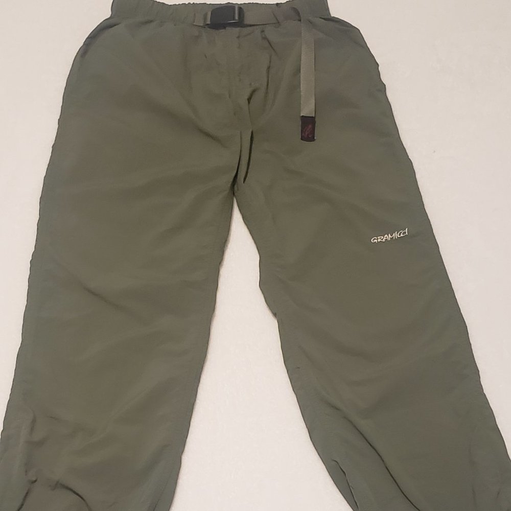 GRAMICCI Nylon Packable Track Pants in Olive XS